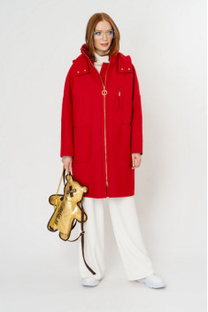 Женское пальто Elema 6-10534-1-170 красный