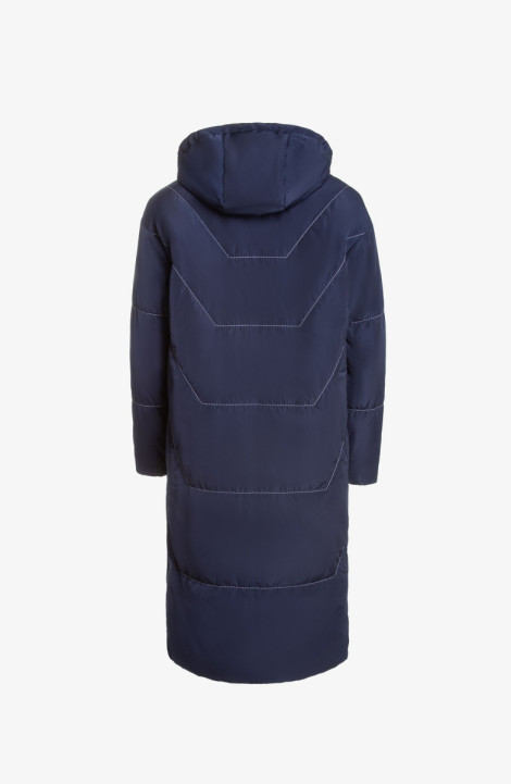Женское пальто Elema 5-11106-1-164 тёмно-синий