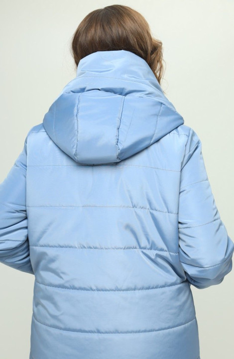 Женское пальто T&N 7179 голубой