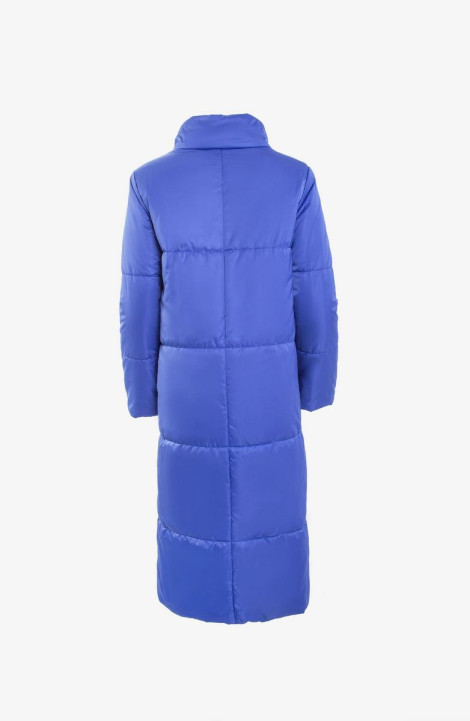 Женское пальто Elema 5-11483-1-170 василёк/серый