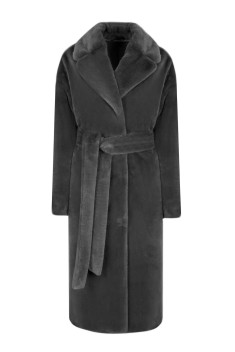 Пальто Elema 1-13055-2-164 тёмно-серый