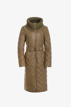 Женское пальто Elema 5-11027-1-170 олива