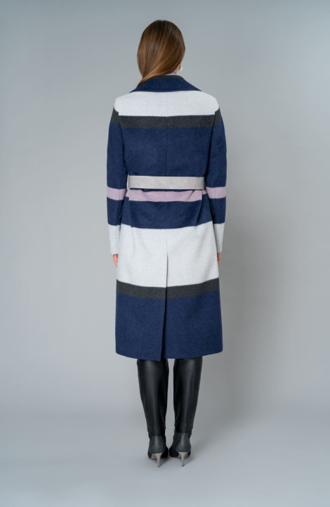 Женское пальто Elema 1-10450-1-170 полоска