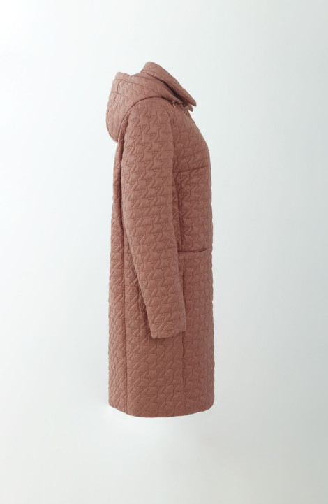 Женское пальто Elema 5-123951-1-164 тёмно-бежевый