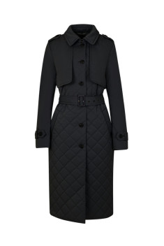 Женское пальто Elema 5-12532-1-164 чёрный