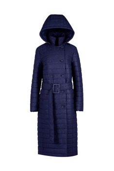 Пальто Elema 5-12072-1-170 сине-фиолетовый