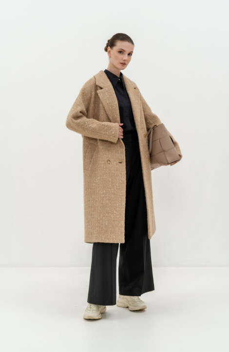Женское пальто Elema 1-12019-1-164 бежевый