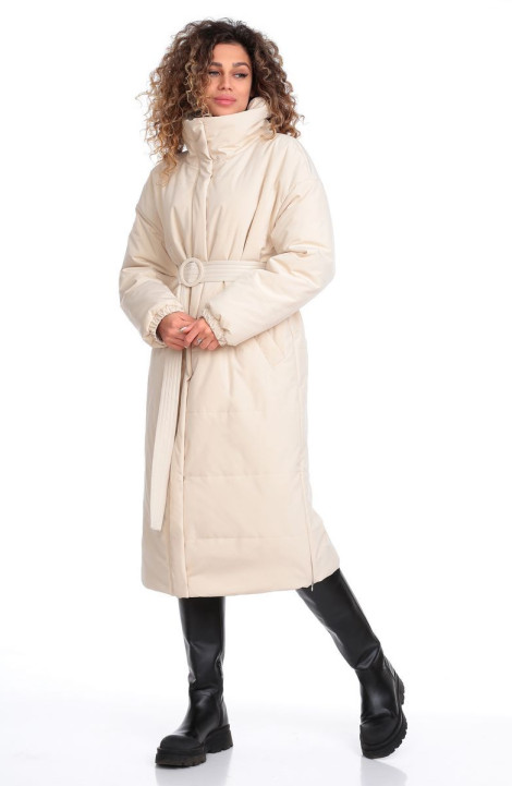 Женское пальто Golden Valley 7138 молочный