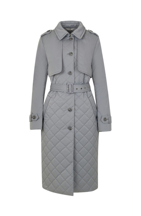 Женское пальто Elema 5-12532-1-164 серый