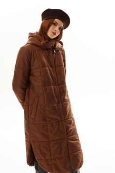 Женское пальто Golden Valley 7150 коричневый