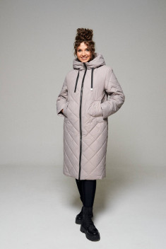 Женское пальто Beautiful&Free 6109 бежевый