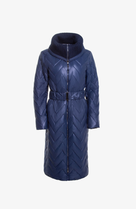 Женское пальто Elema 5-11027-1-170 тёмно-синий