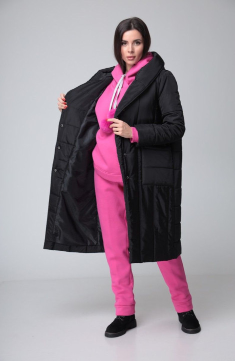 Женское пальто T&N 7179 черный