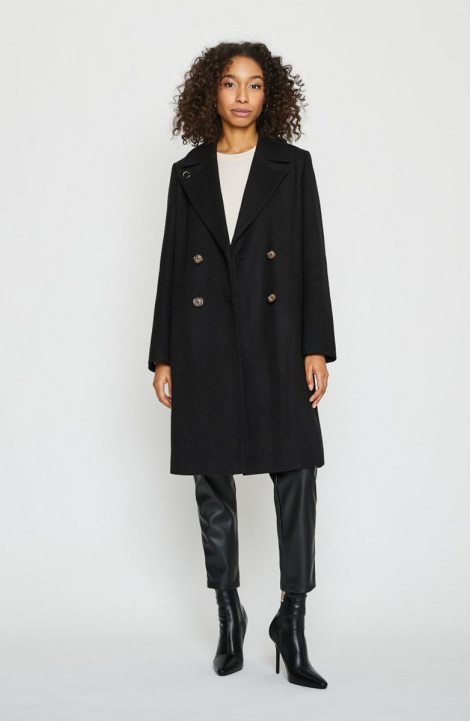 Женское пальто ElectraStyle 4-0127/3-0166 черный