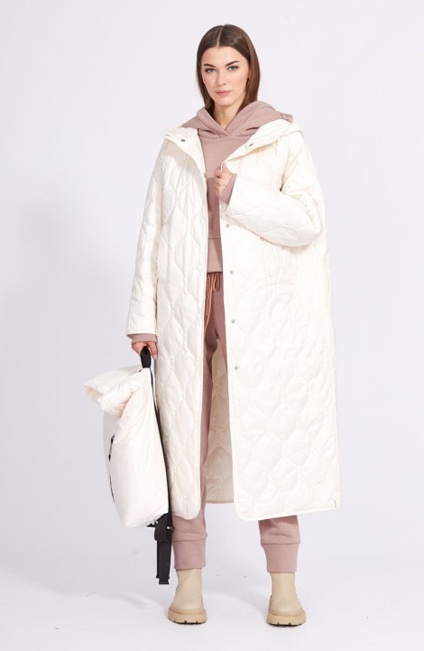 Женское пальто EOLA 2355 молочный