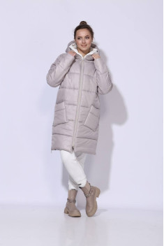 Женское пальто TAiER 1125 светло-серый