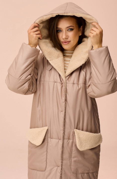Женское пальто Faufilure С575 бежевый