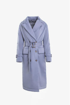Женское пальто Elema 5-11644-1-164 серый