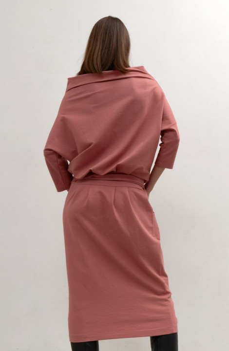 Хлопковое платье Individual design 20124 персик