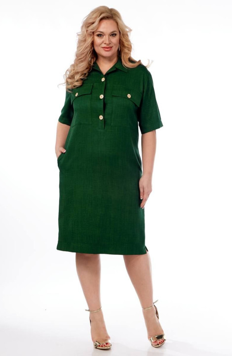 Платье Vilena 891 зеленый