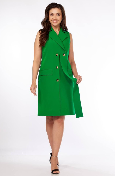 Платье Vilena 856 зеленый