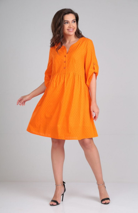 Хлопковое платье Mubliz 054 оранж