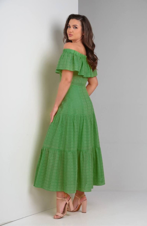 Хлопковое платье TVIN 7630 зеленый