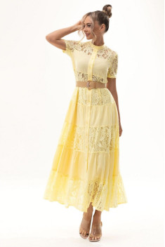 Хлопковое платье Golden Valley 4917 желтый