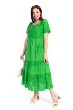Хлопковое платье Daloria 1972 зеленый