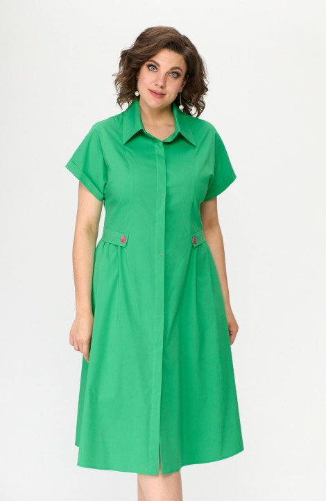 Хлопковое платье Bonna Image 824-1 зеленый