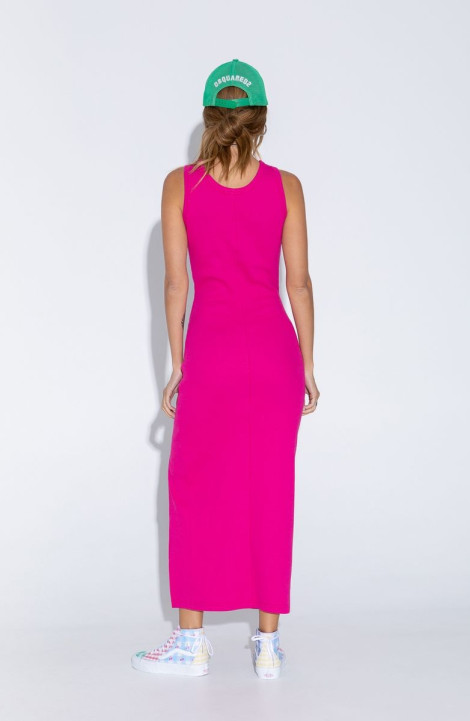 Хлопковое платье PiRS 4583 розовый
