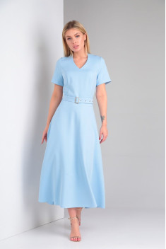 Платье Lady Line 547 голубой