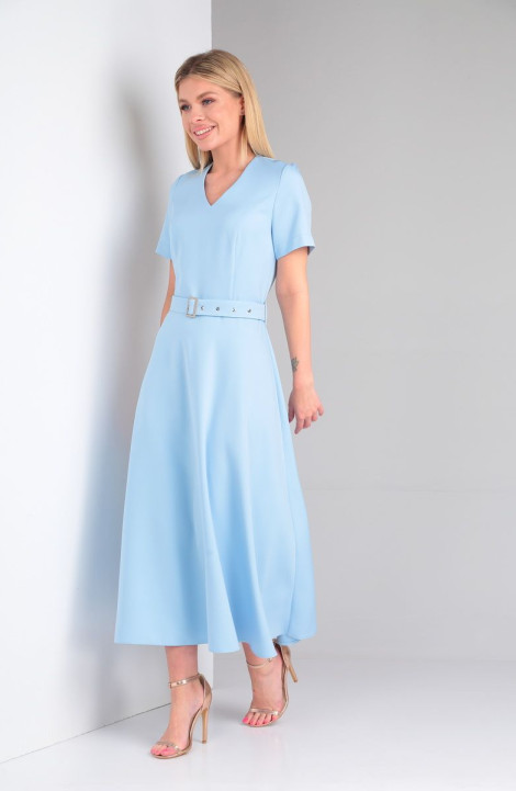 Платье Lady Line 547 голубой