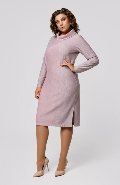Трикотажное платье IVA 1510 розовый