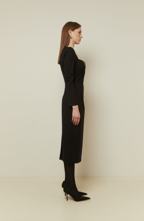 Трикотажное платье Elema 5К-12959-1-170 чёрный