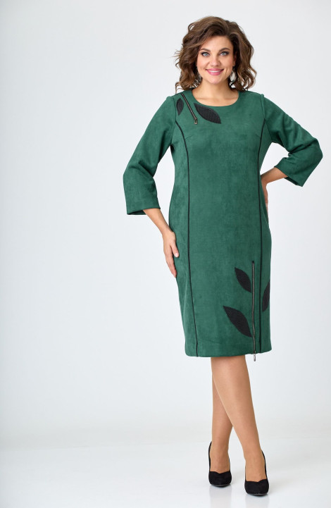 Трикотажное платье Bonna Image 775 зеленый