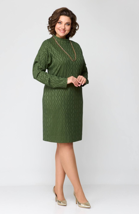 Трикотажное платье Danaida 2201 зеленый