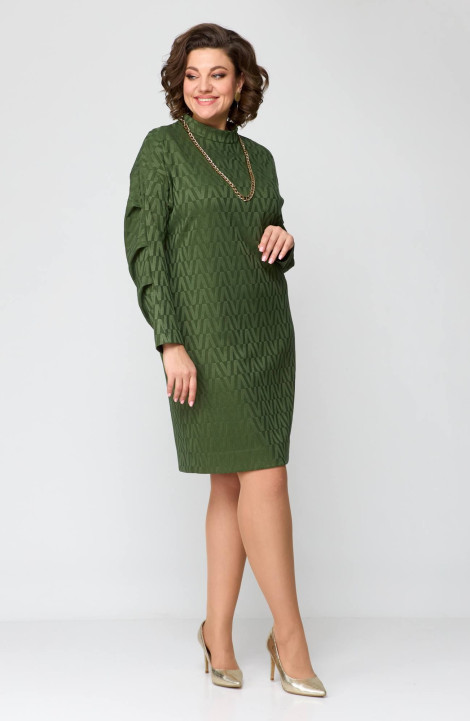 Трикотажное платье Danaida 2201 зеленый