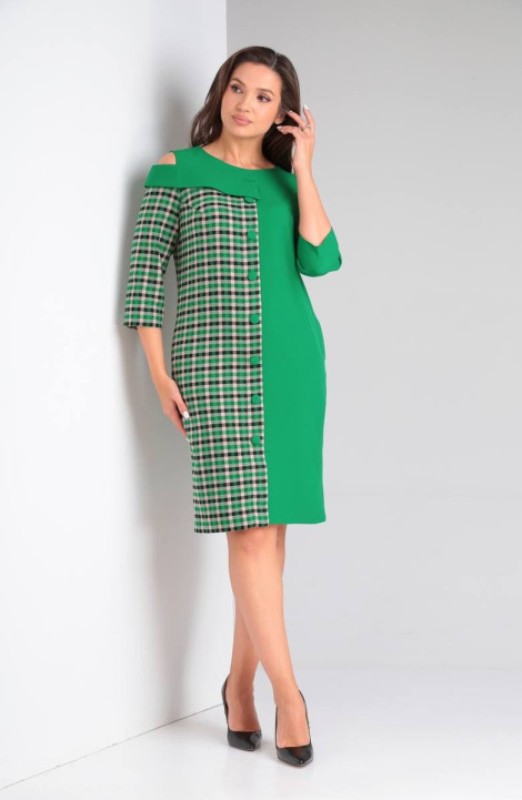Платье Rishelie 933.1 зеленый