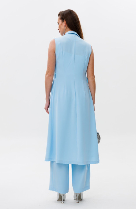 Платье NikVa 490-1 голубой