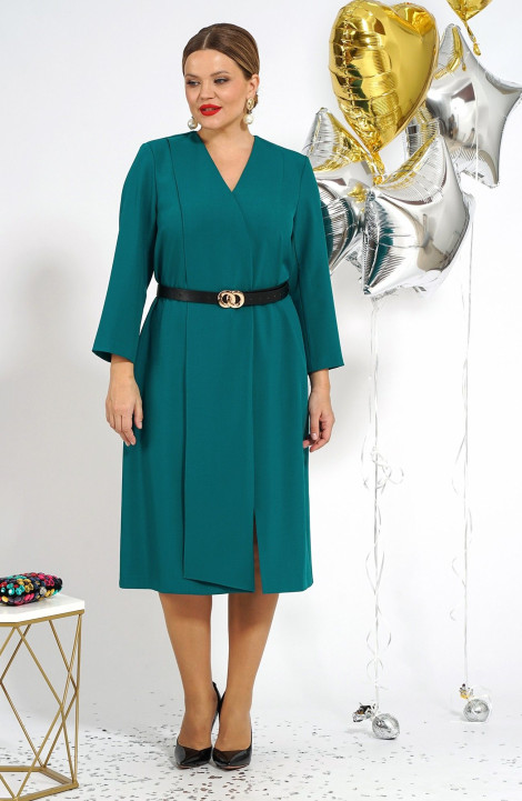 Платье Alani Collection 2016 темно-зеленый