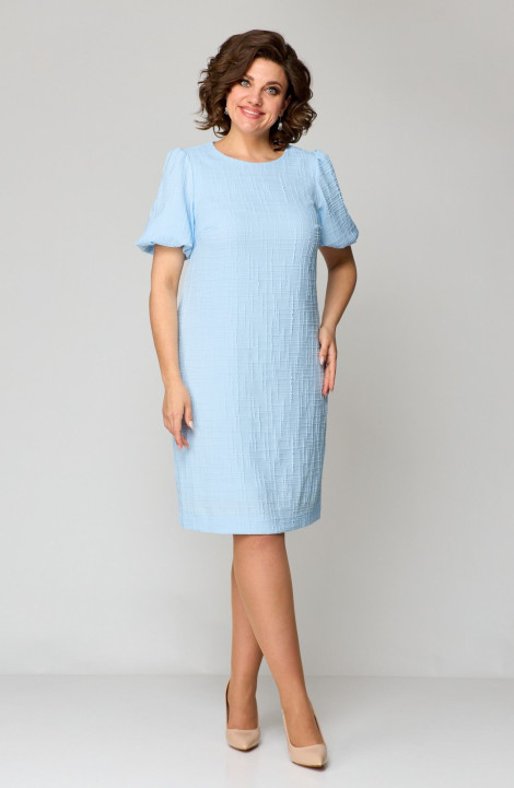 Платье Pocherk 1-035 голубой