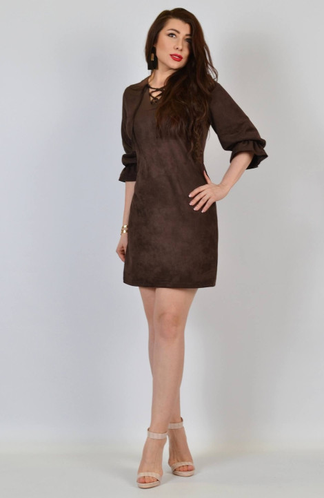 Платье Patriciа 01-5241 коричневый