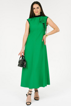 Платье MONA STYLE FASHION&DESIGN 24019 зеленый