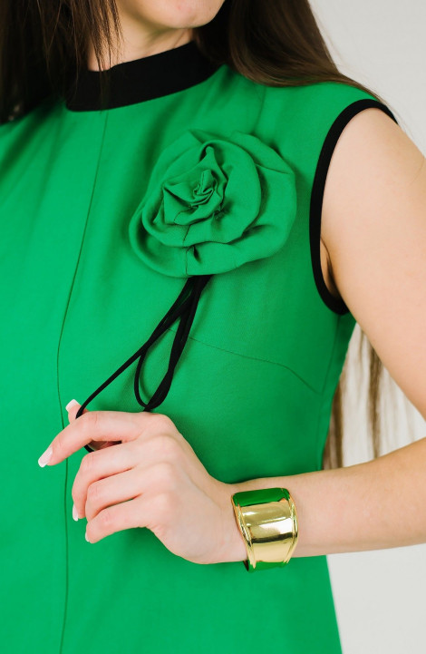 Платье MONA STYLE FASHION&DESIGN 24019 зеленый