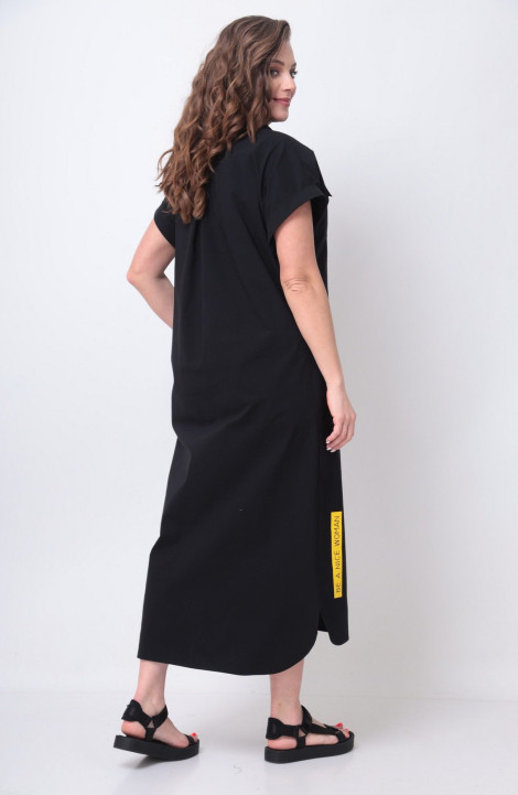 Платье Michel chic 993/2 черный,желтый