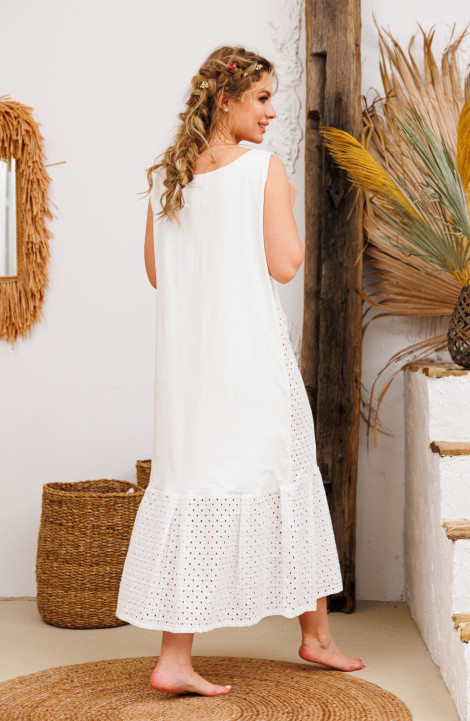 Платье АМУЛЕТ 9729 белый