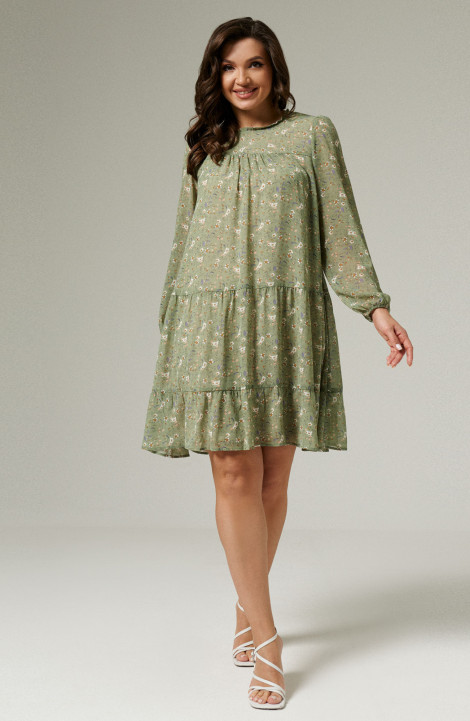 Платье Панда 154584w зеленый