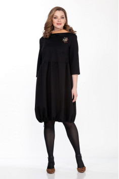 Трикотажное платье Belinga 1095 черное