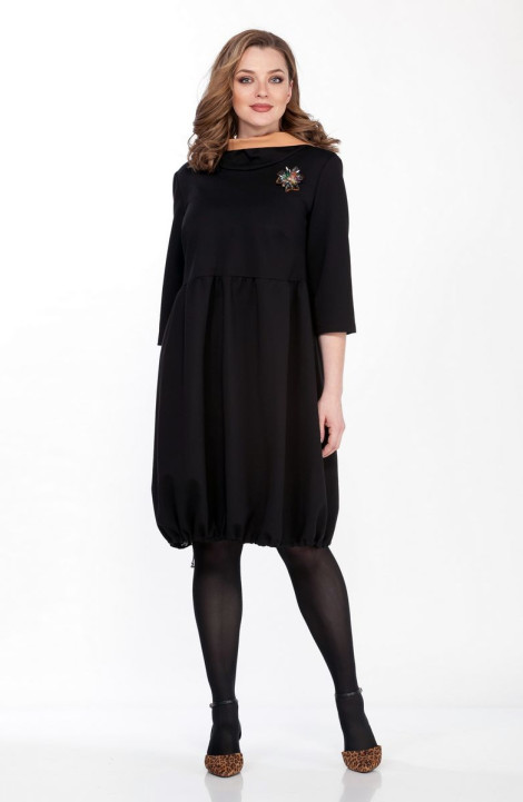 Трикотажное платье Belinga 1095 черное